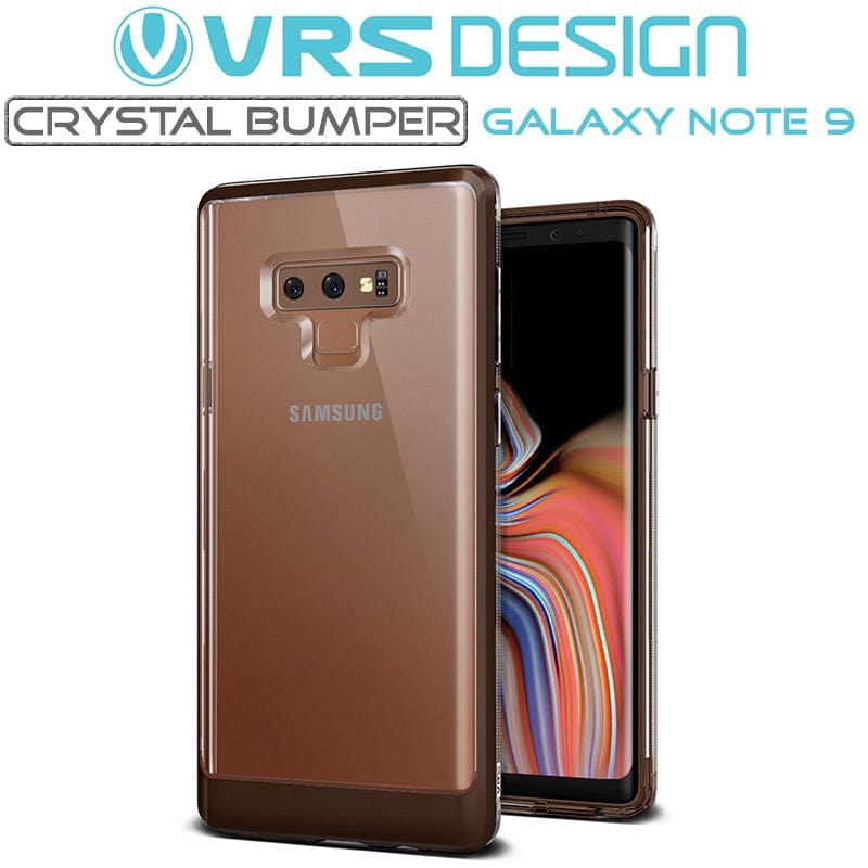 Samsung Galaxy Note 9 Crystal Bumper Brown Case By VRS Design