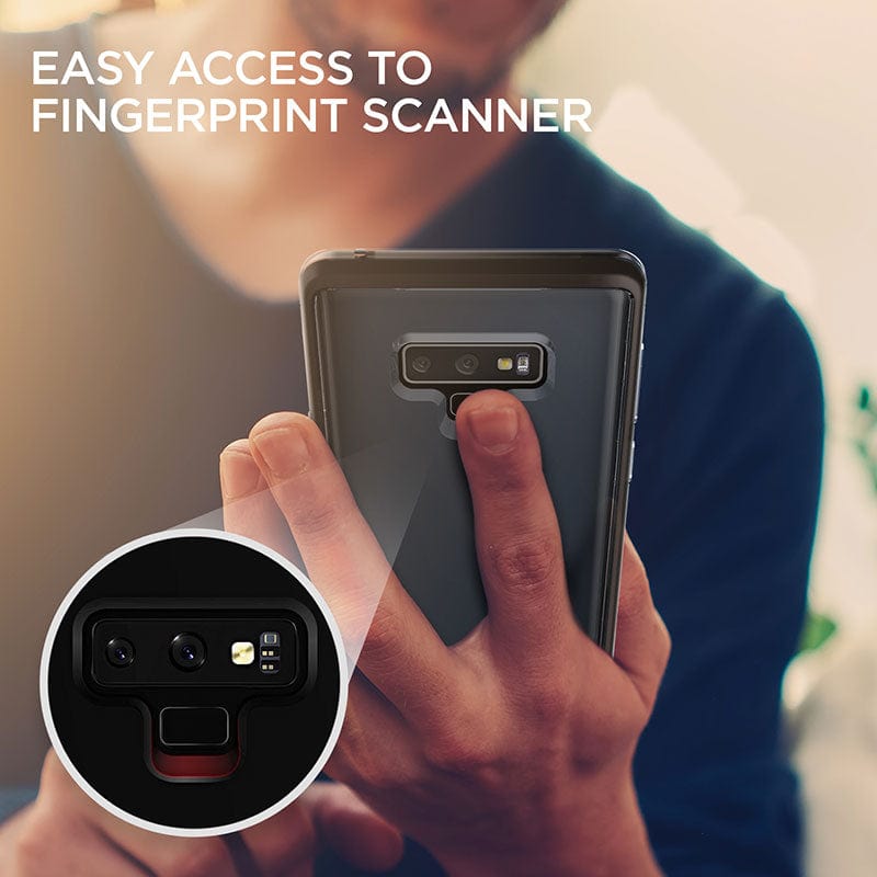 Experience effortless access to the fingerprint scanner with the VRS Design case tailored for the Galaxy Note 9, ensuring convenient usability without compromising on security.