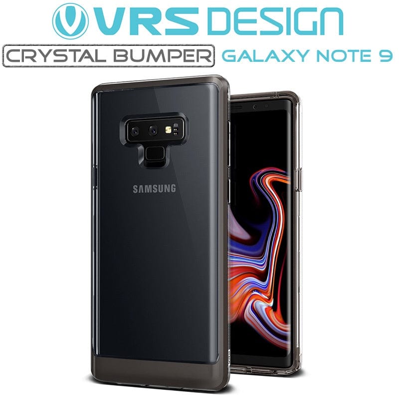 Samsung Galaxy Note 9 Crystal Bumper Metallic Black Case By VRS Design