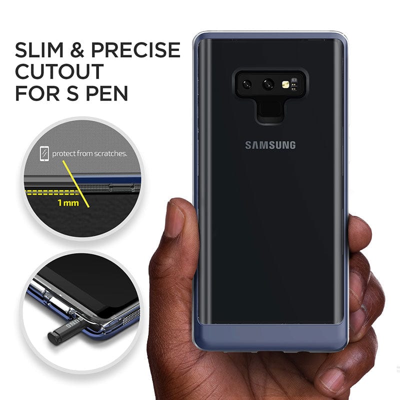 Samsung Galaxy Note 9 Crystal Bumper Purple Case By VRS Design