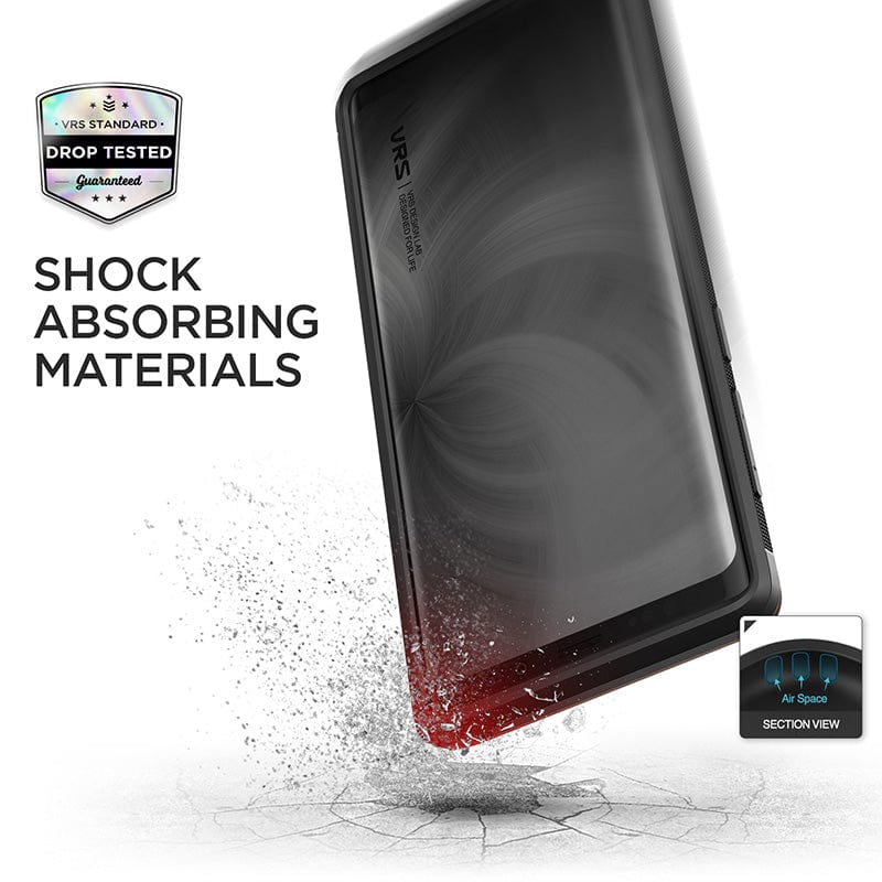 Shock absorbing materials case for Galaxy Note 9