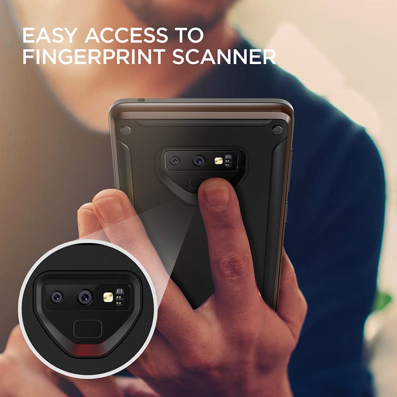 Easy access to fingerprints scanner with Note 9 case
