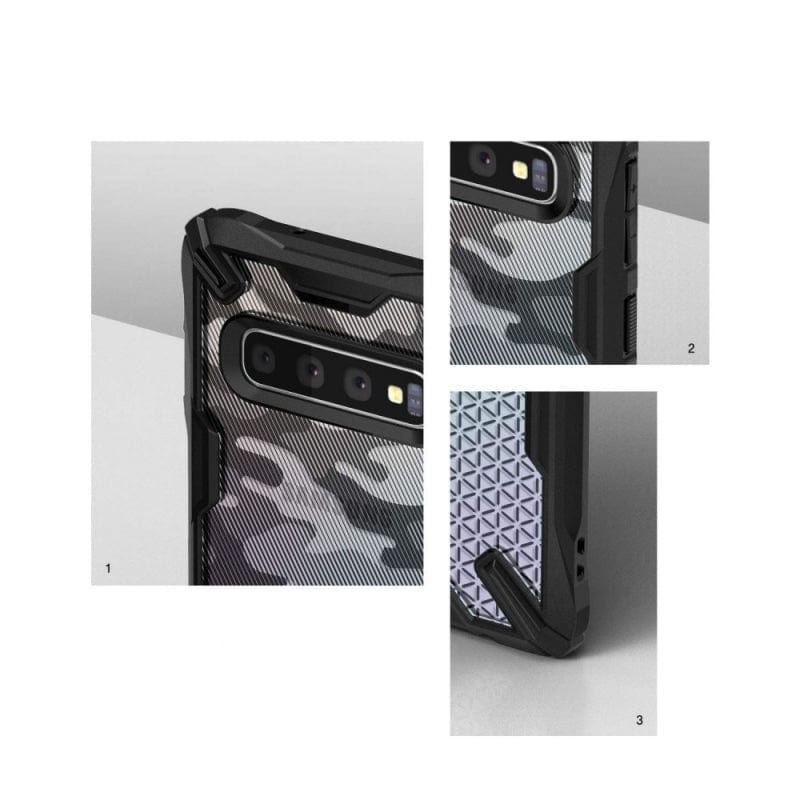 This hybrid phone cover combines a durable PC back with a flexible TPU frame for optimal protection and versatility.