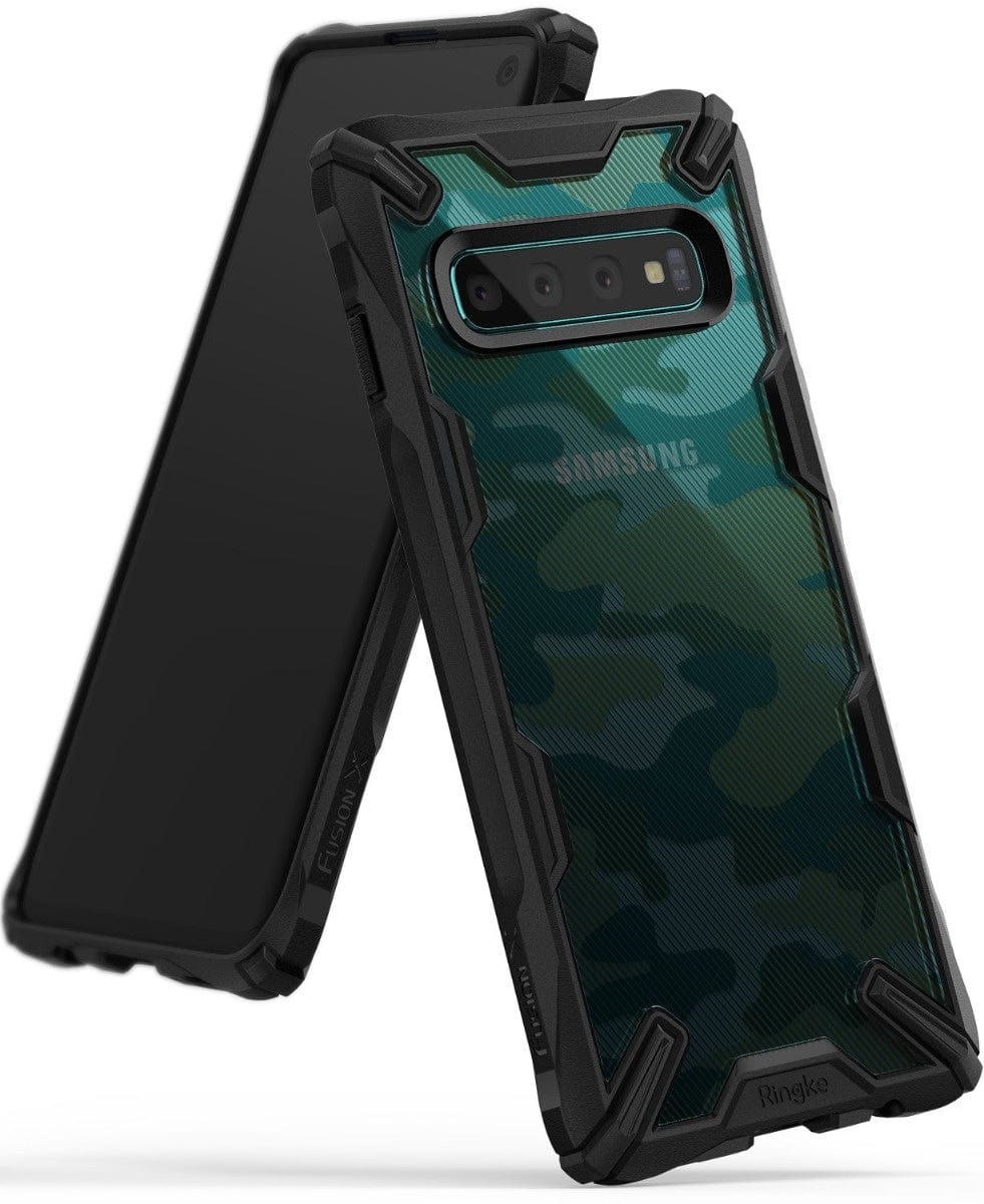 Samsung Galaxy S10 Fusion-X Camo Green Case By Ringke