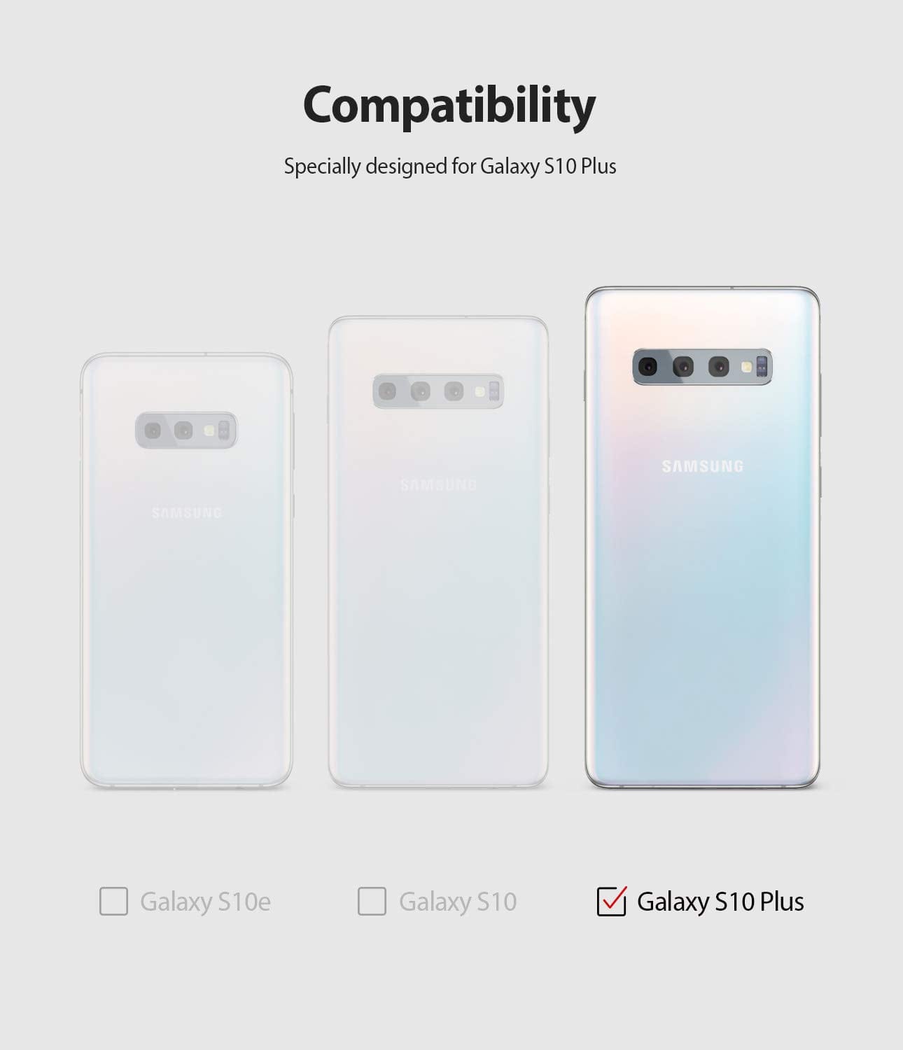 Samsung Galaxy S10 Plus Fusion-X Space Blue Case By Ringke