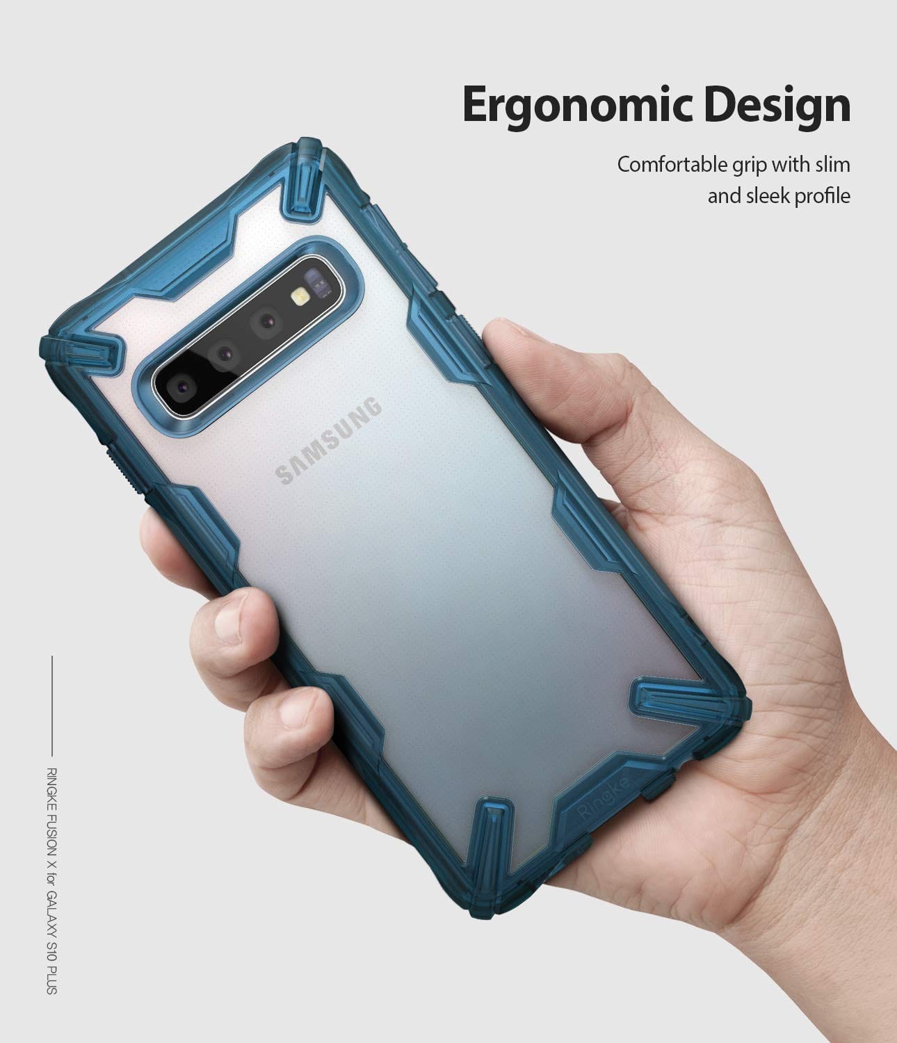Ringke FusionX Galaxy S10 Plus Case: Comfortable Grip with Slim and Sleek Profile
