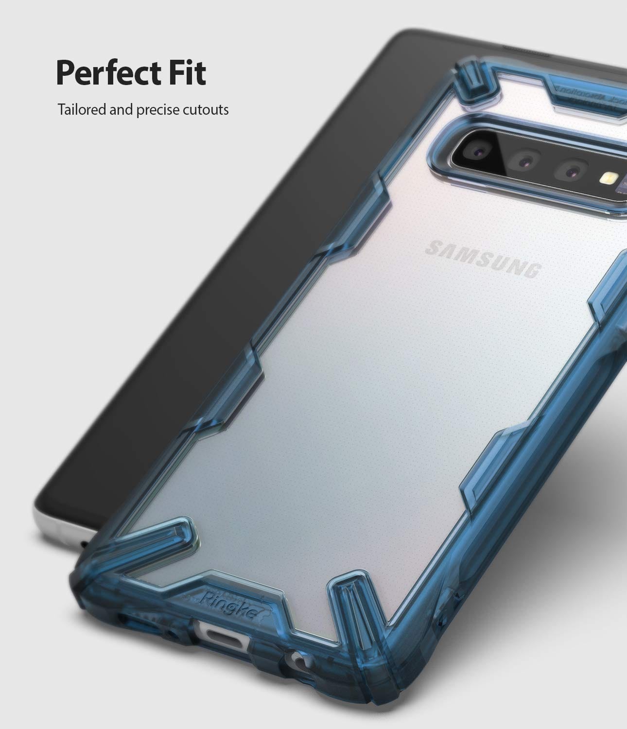 Tailored and Precise Cutouts: Perfect Fit Case for Galaxy S10 Plus
