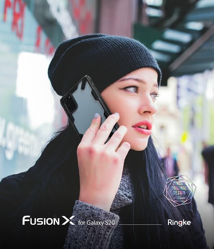 Samsung Galaxy S20 Fusion X Black Case By Ringke