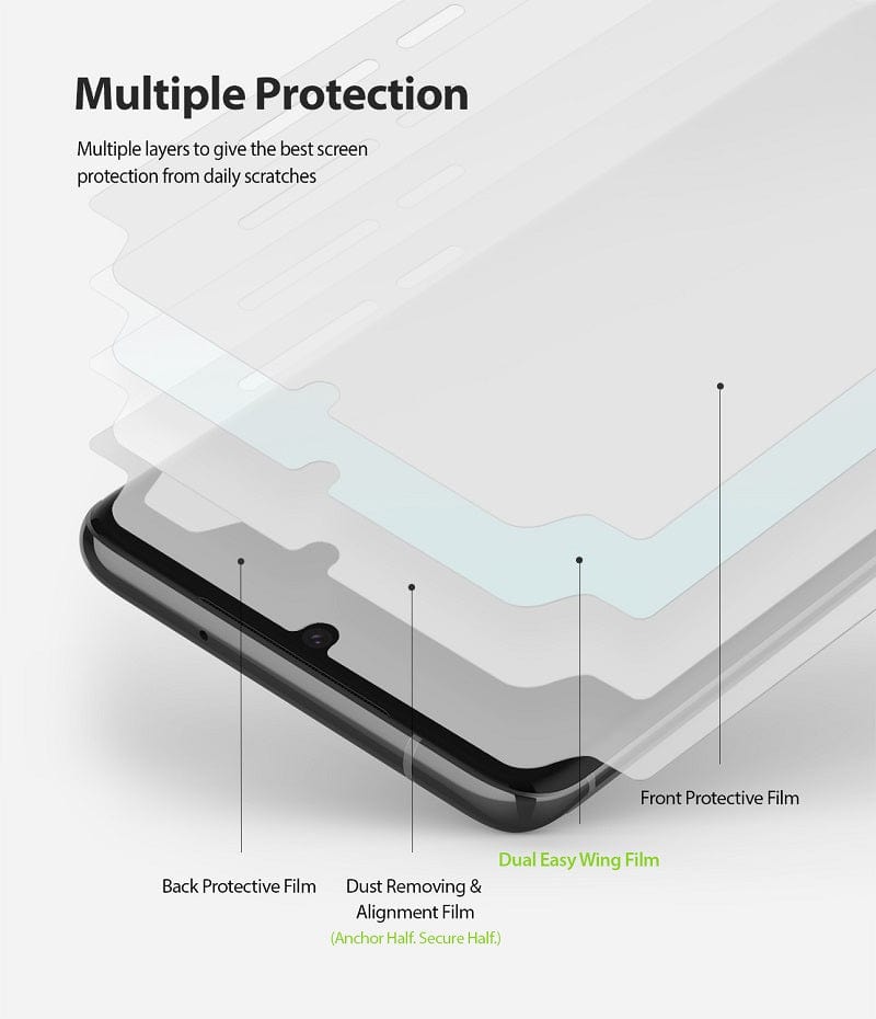 Samsung Galaxy S20 Plus Screen Protector | Dual Easy Wing