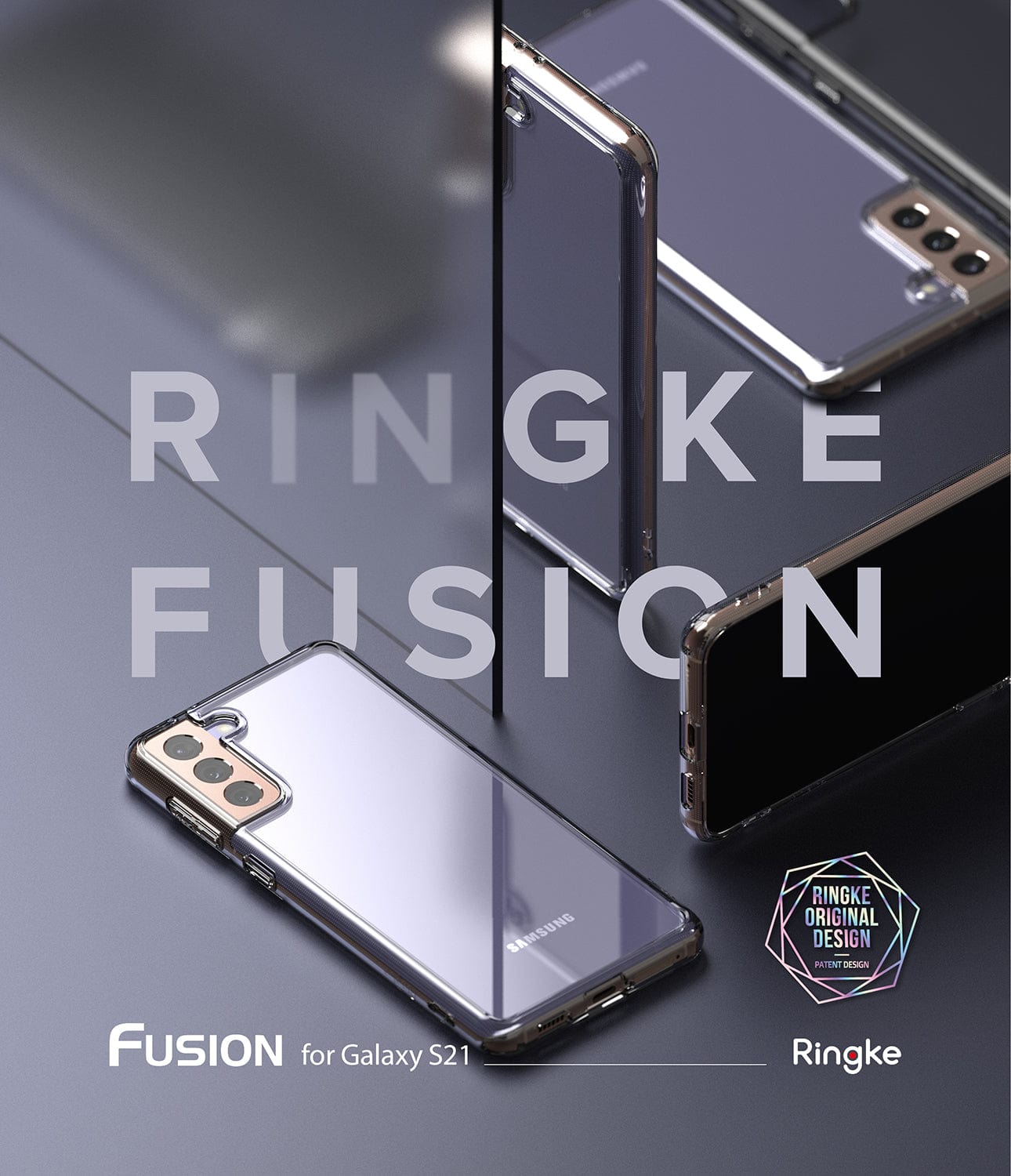 SAMSUNG Galaxy S21 Case CLEAR Ringke FUSION