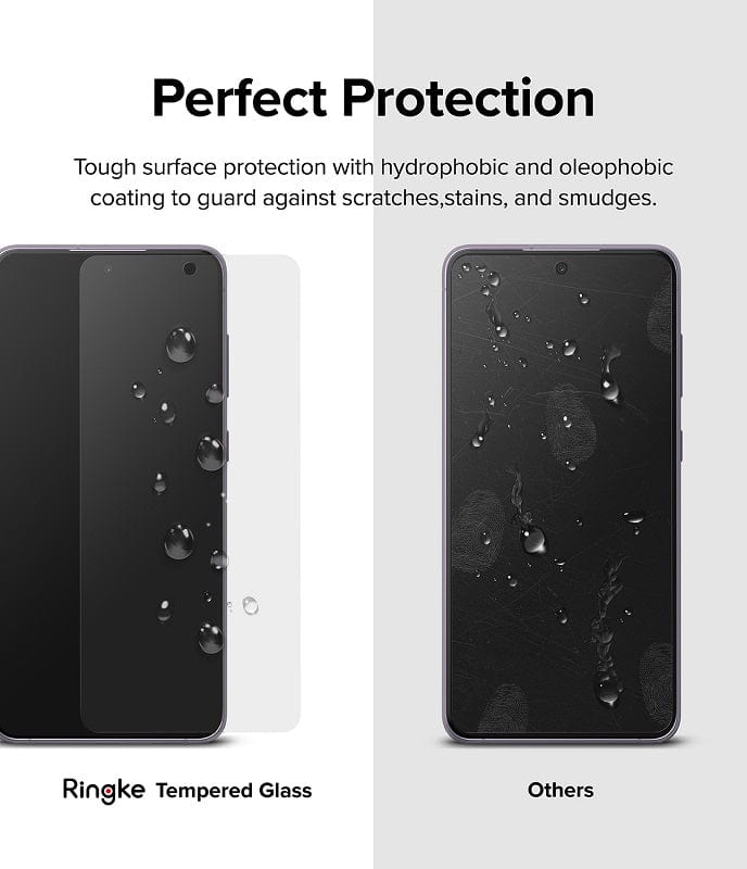 Samsung Galaxy S21 FE ID Glass Screen Protector By Ringke - 2 Pieces