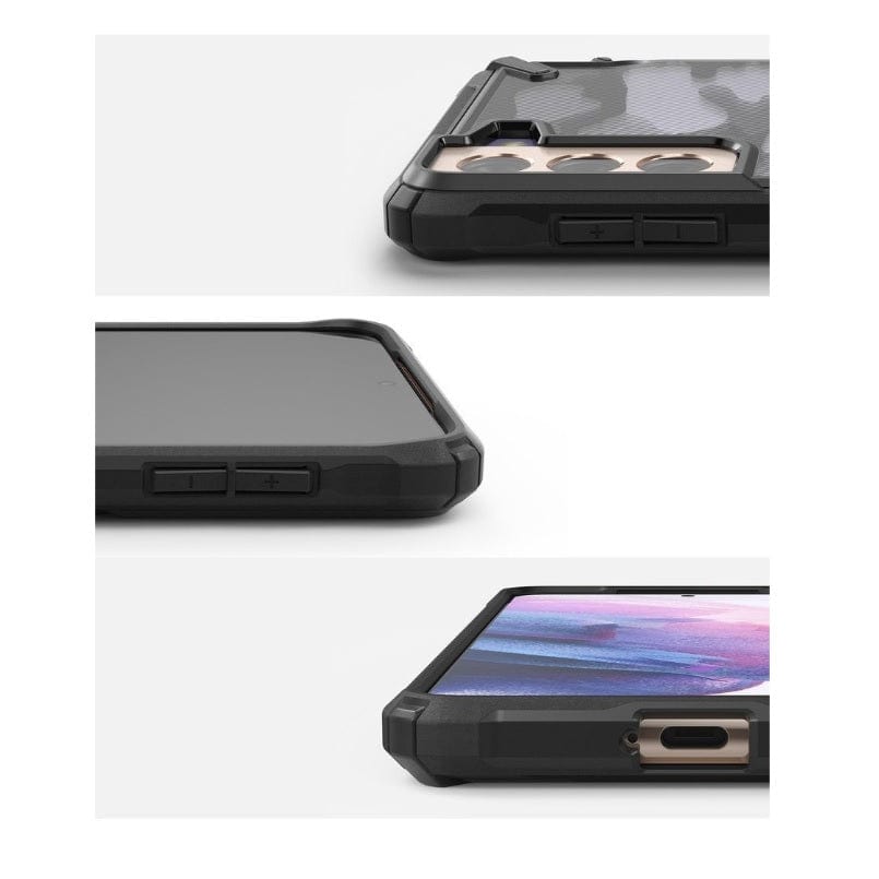 Samsung Galaxy S21 Plus Case ( Camo Black ) - Ringke FUSION X
