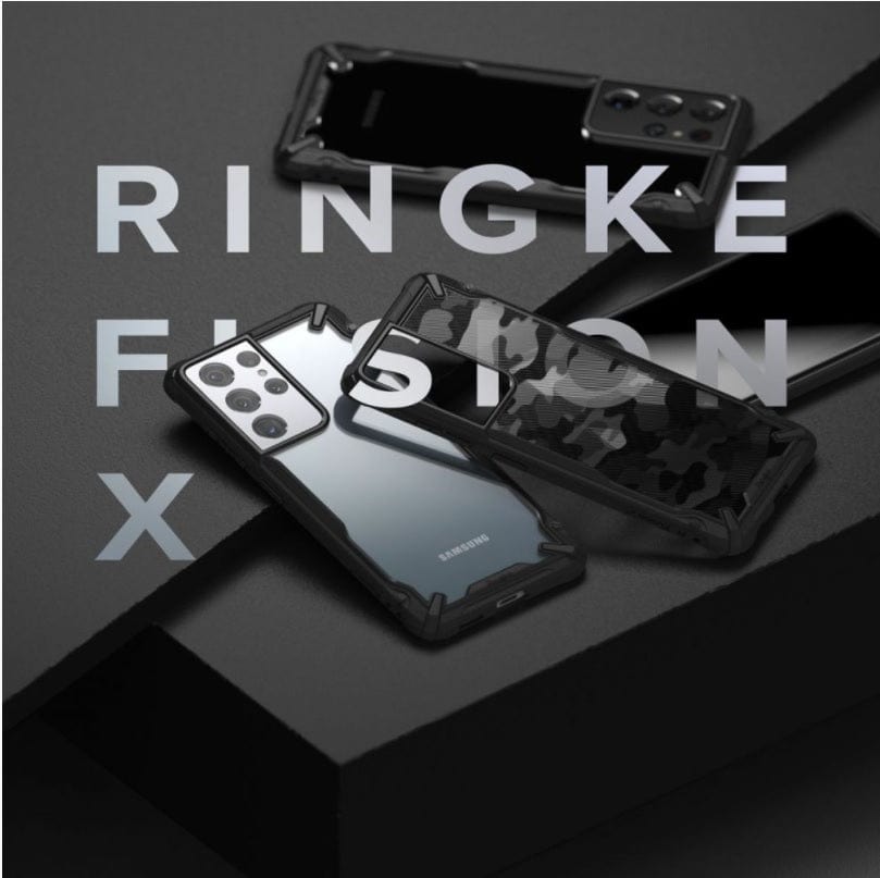 Explore the Ringke FusionX Case designed for the Galaxy S21 Ultra, providing both style and protection for your device.