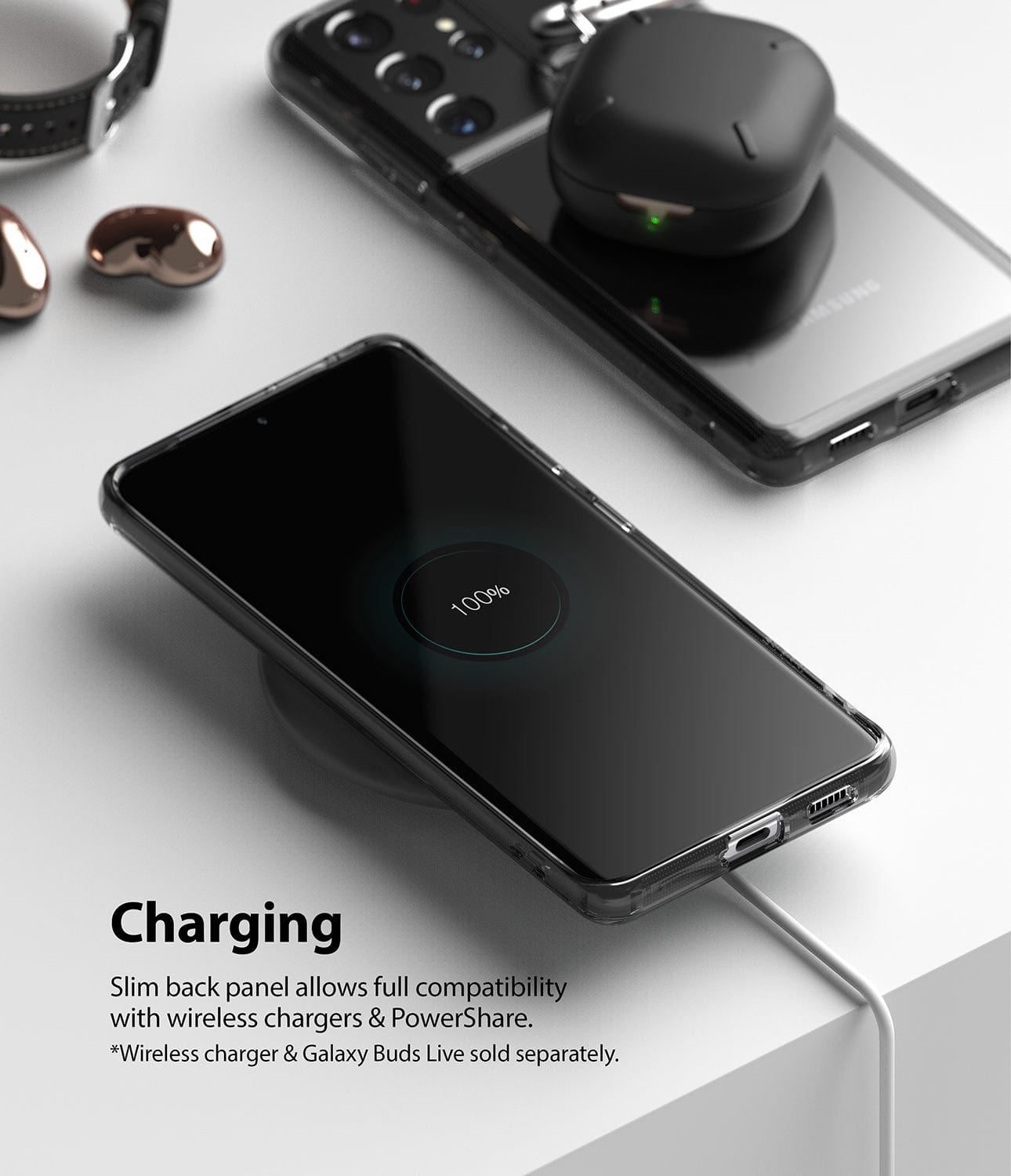 Samsung Galaxy S21 Ultra Case ( Clear ) - Ringke FUSION X