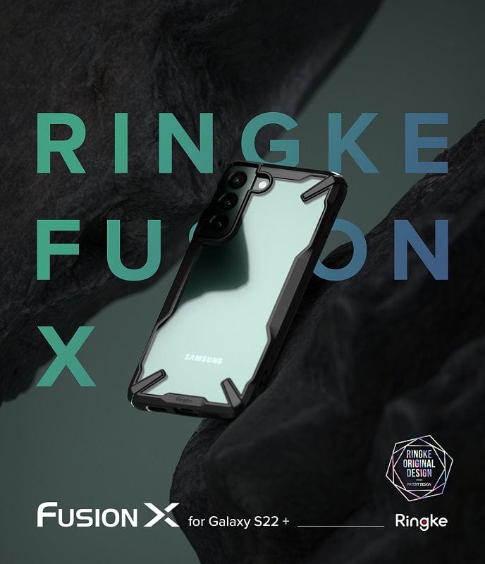 Samsung Galaxy S22 Plus Fusion-X Black Case By Ringke