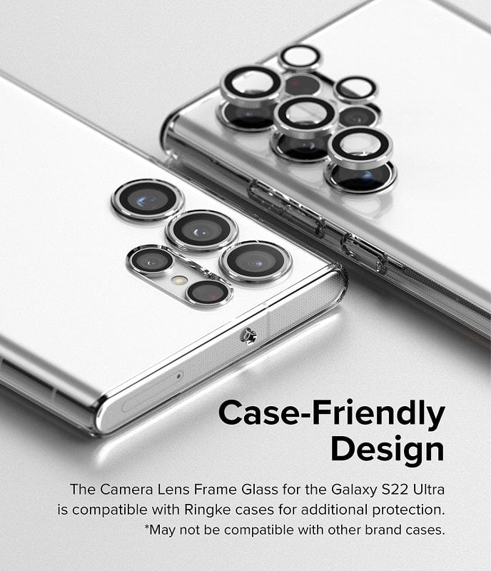 Samsung Galaxy S22 Ultra Camera Lens Protector Silver By Ringke