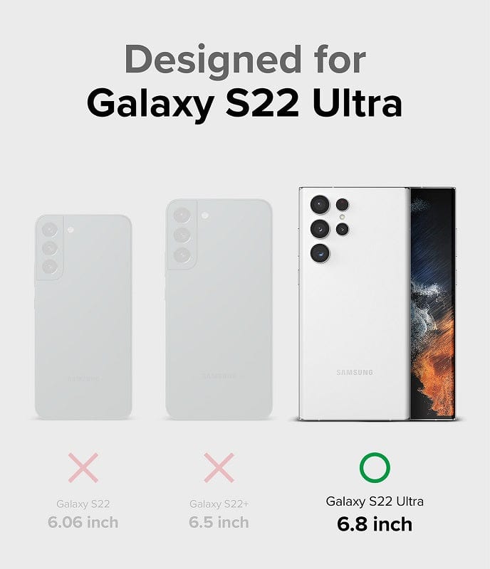 Specifically designed for the 6.8-inch Samsung Galaxy S22 Ultra