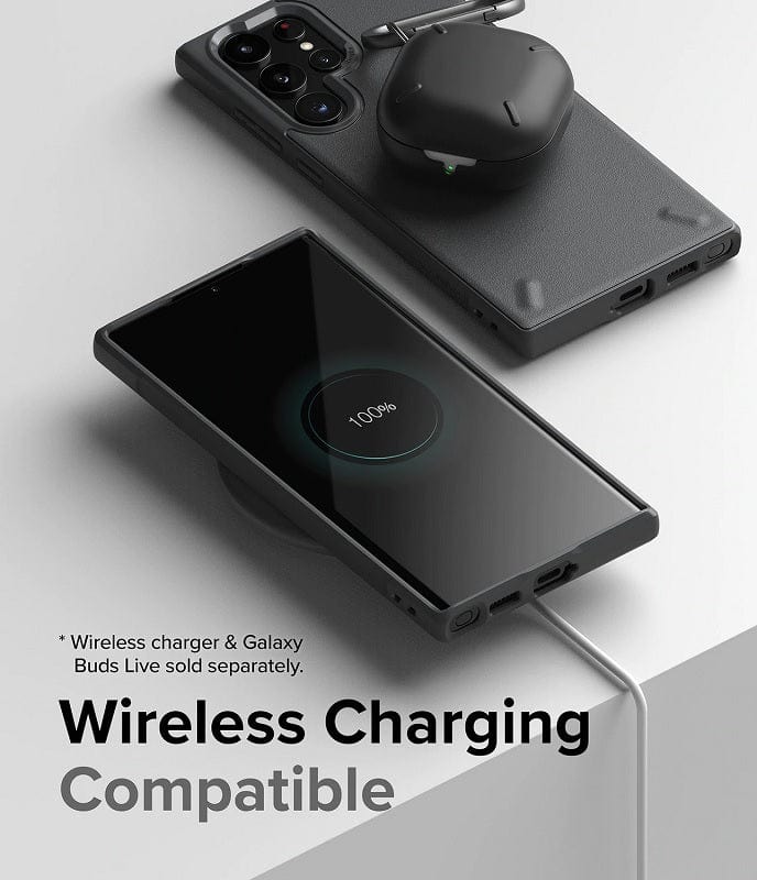 Supports wireless charging and is compatible with screen protectors