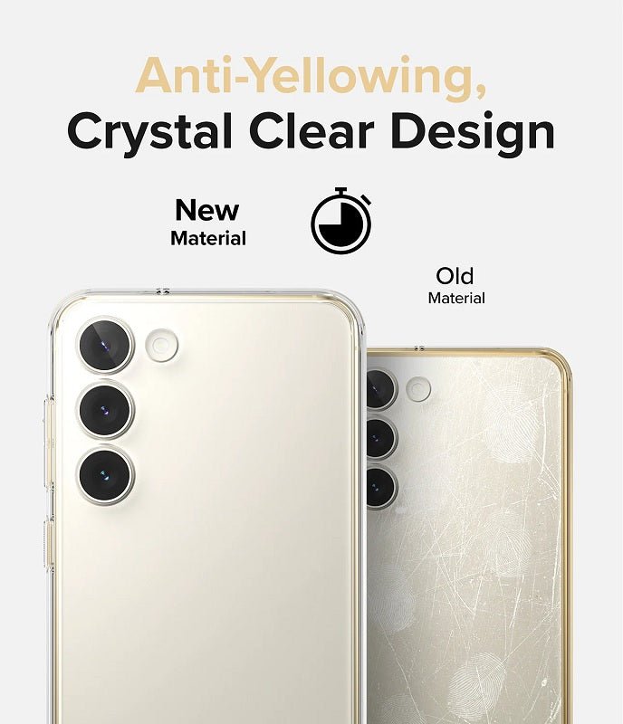 Anti-Yellowing Clear Case for Galaxy S23 