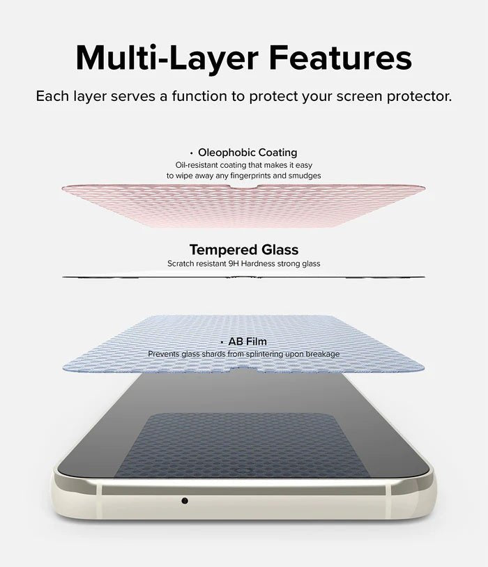 Samsung Galaxy S23 Screen Protector Full Cover Glass 2 Piece