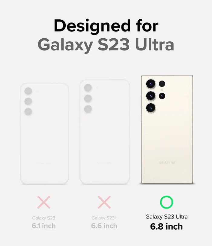 Samsung Galaxy S23 Ultra Fusion-X Black Case By Ringke