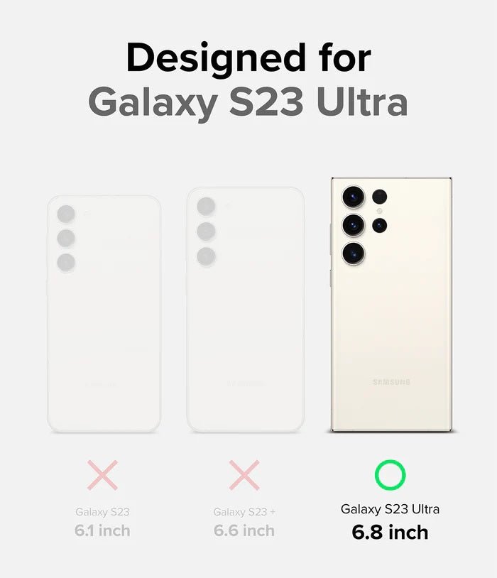 Samsung Galaxy S23 Ultra Onyx Black Case By Ringke