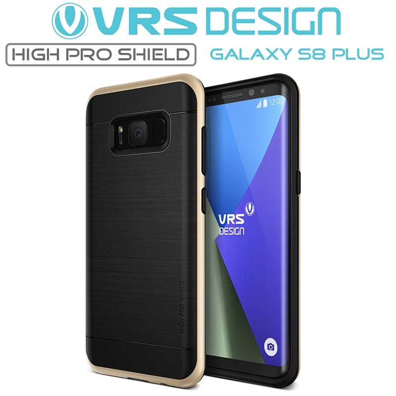Samsung Galaxy S8 Plus High Pro Shield Shine Gold Case By VRS Design