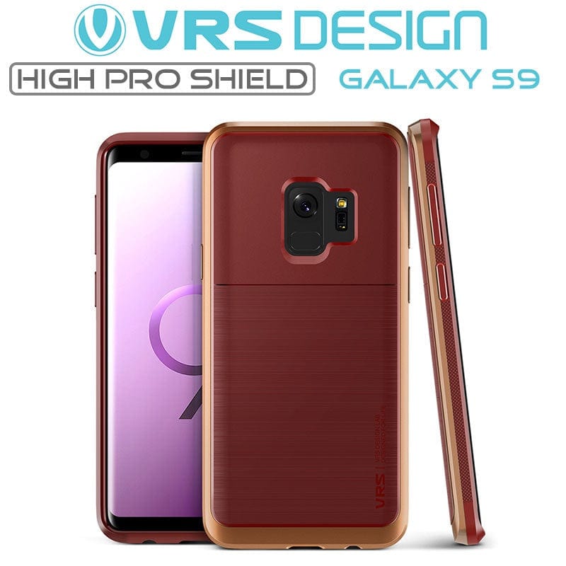 Samsung Galaxy S9 High Pro Shield Red Case By VRS Design