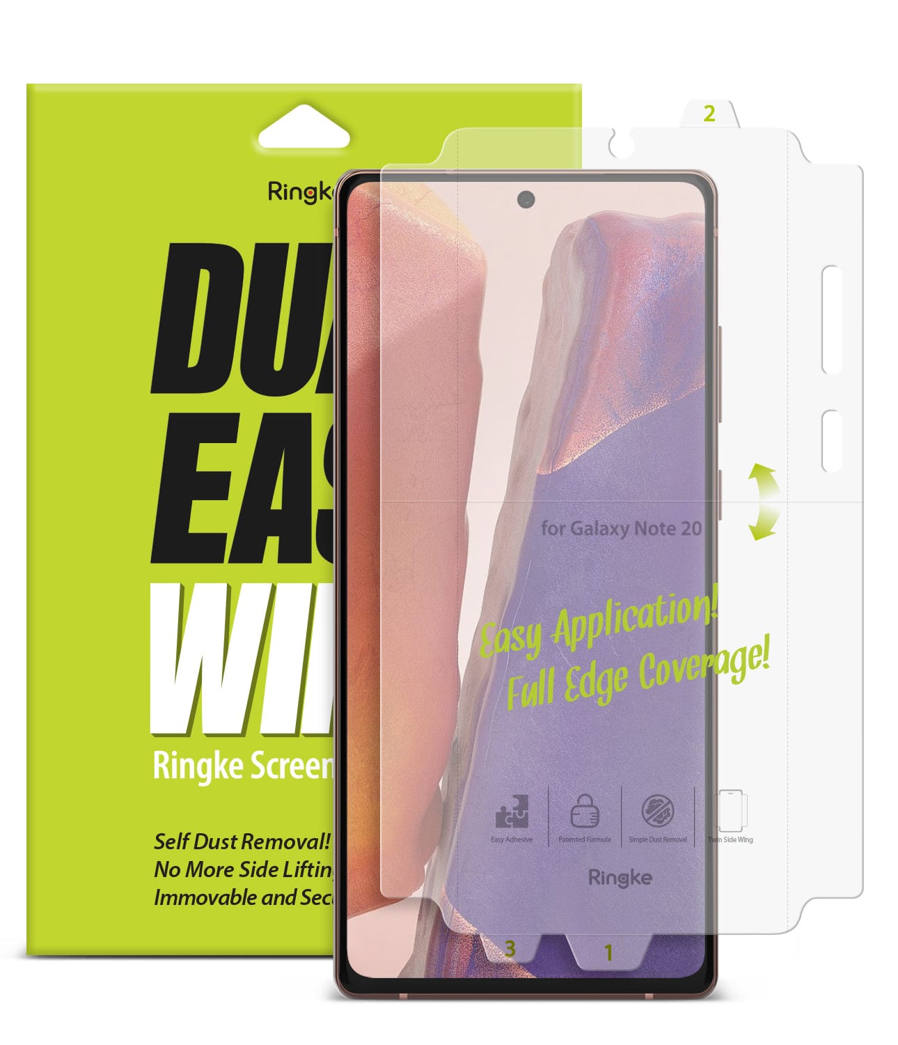 Samsung Note 20 Screen Protector Dual Easy Wing By Ringke