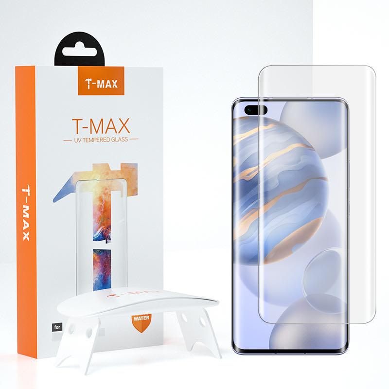 Samsung S20 Plus 3D Curved UV Full Adhesive 9H Tempered Glass Screen Protector By T MAX