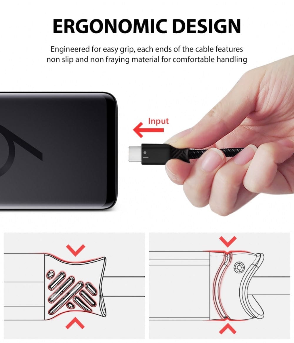 Smart Fish USB-C to USB 3.0 Cable by Ringke 1.2m