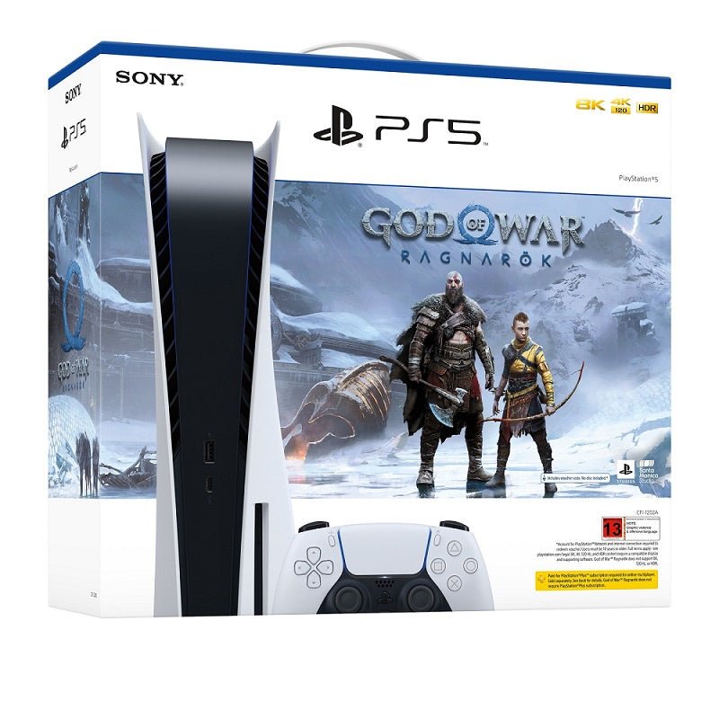 Sony PS5 PLAYSTATION 5 DISC EDITION - God of War Ragnarok BUNDLE