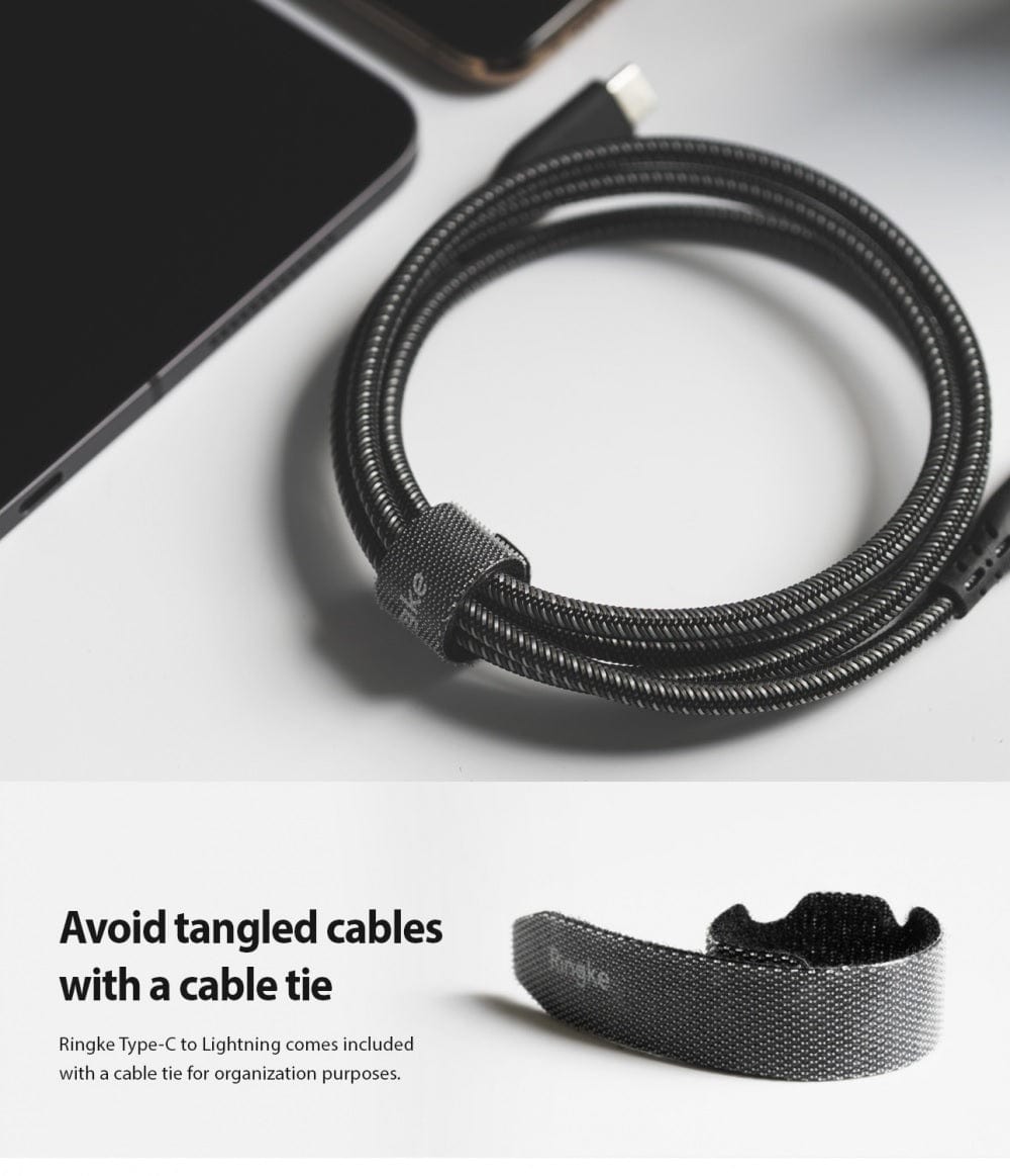 USB-C to Lightning Cable by Ringke 1.2m