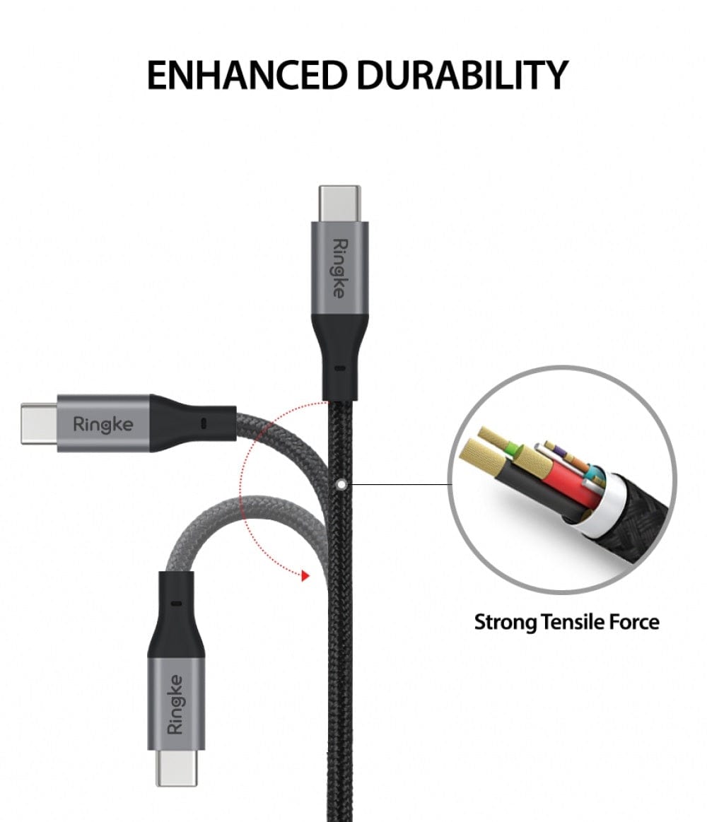 USB-C to type C Cable by Ringke 1.2m