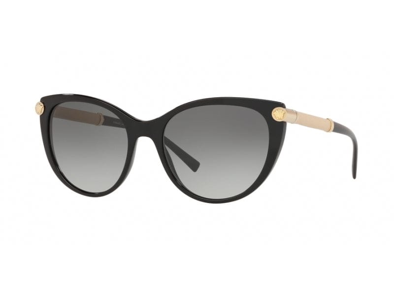 Versace Sunglasses For Women VE4364Q Black / Gray Lens