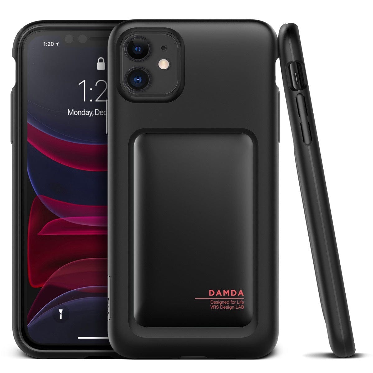 VRS DESIGN Damda High Pro Shield 2019 for iPhone11 (Matt Black)