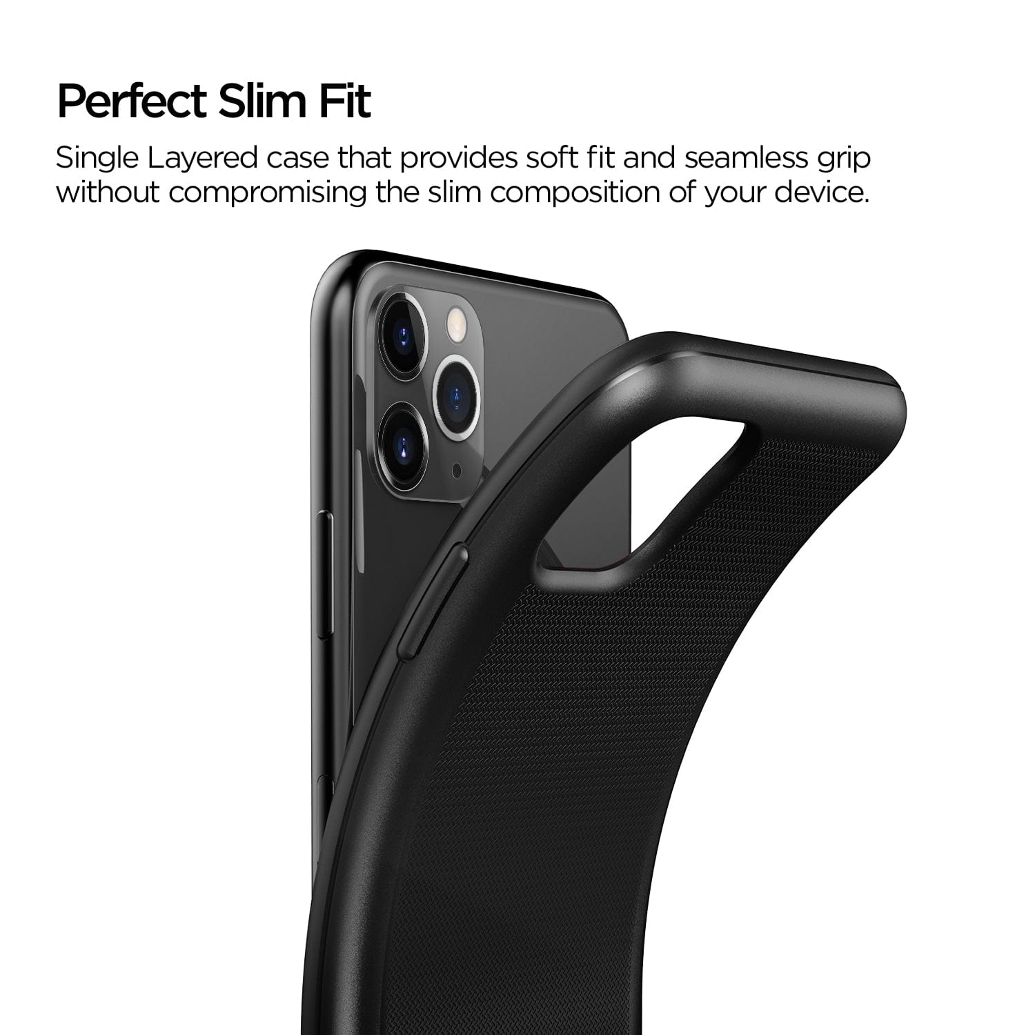 VRS DESIGN Damda Single Fit Case And Cover for iPhone11 Pro Max (Black)