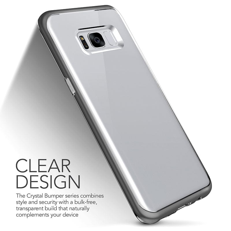 VRS Design Galaxy S8 Plus Crystal Bumper Case - Black