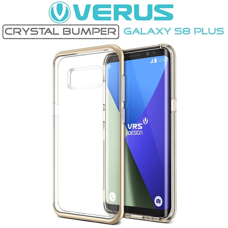 VRS Design Galaxy S8 Plus Crystal Bumper Case - Shine Gold