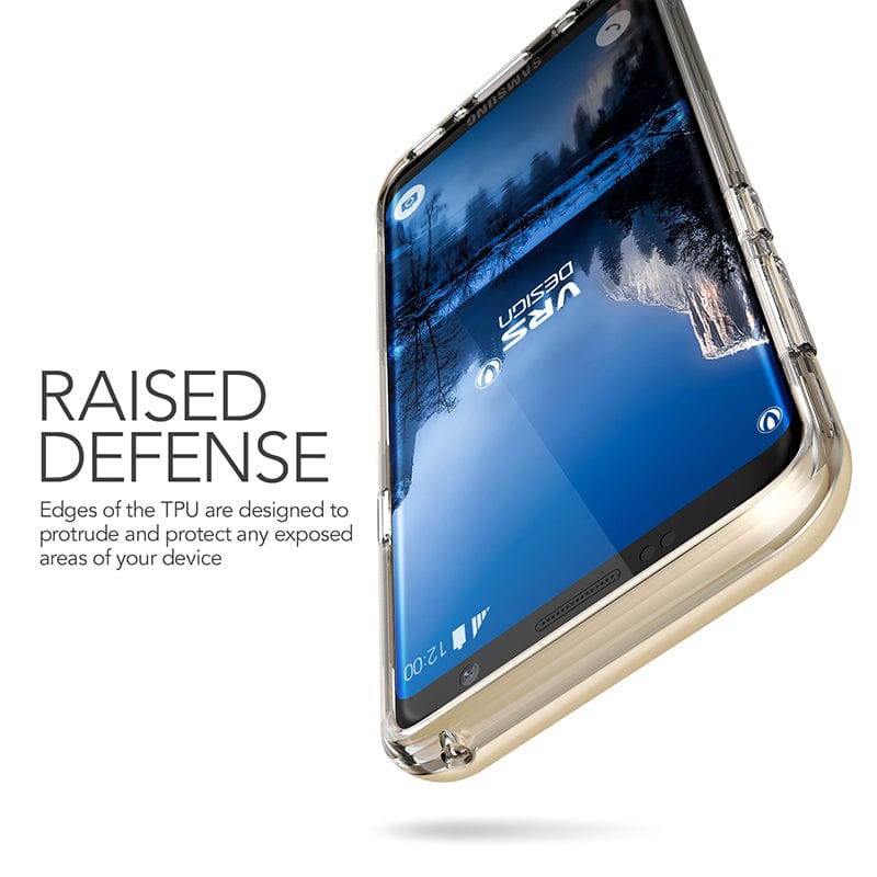 VRS Design Galaxy S8 Plus Crystal Bumper Case - Shine Gold