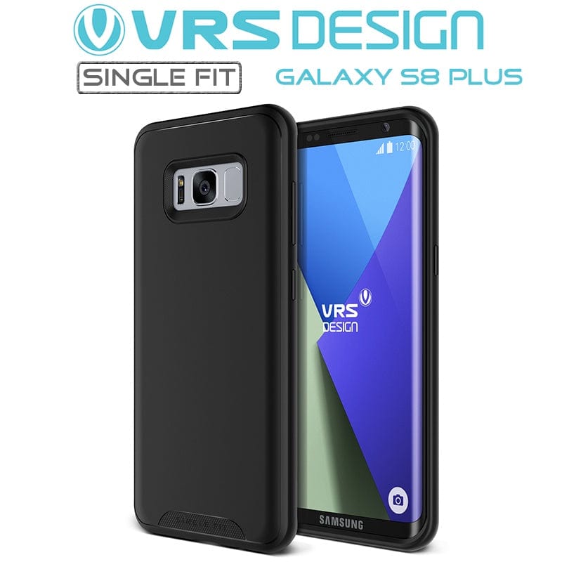 VRS Design Galaxy S8 Plus Single Fit Case - Black