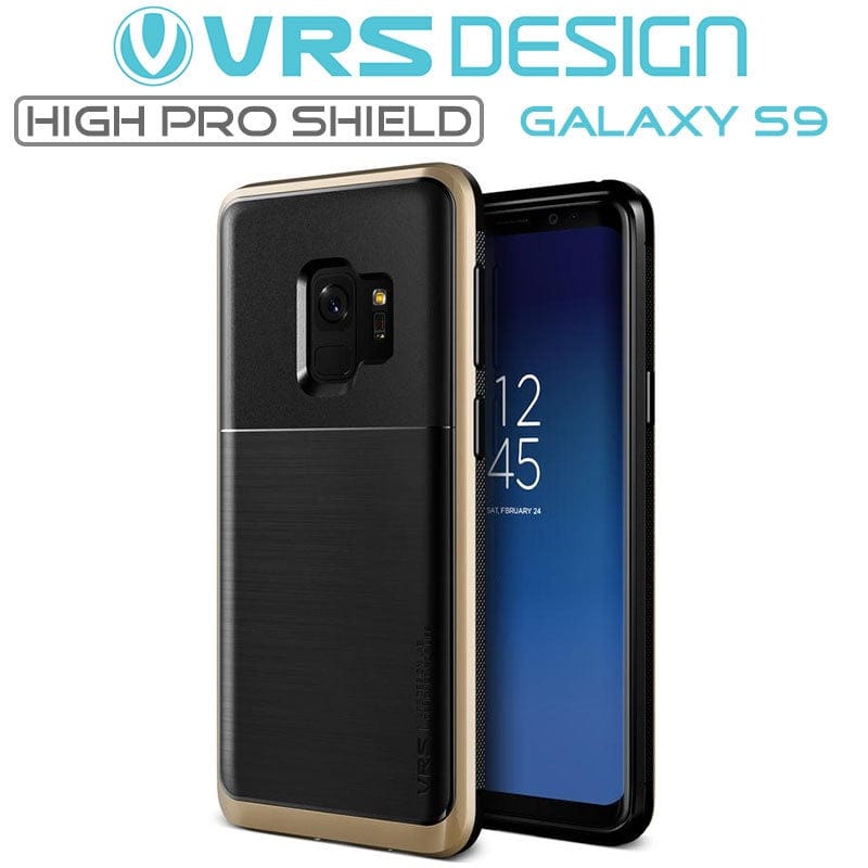 VRS Design Galaxy S9 High Pro Shield Case Gold