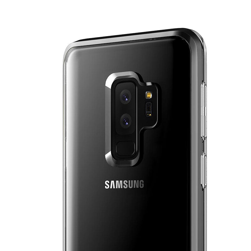 VRS Design Galaxy S9 Plus Crystal Bumper Case Black