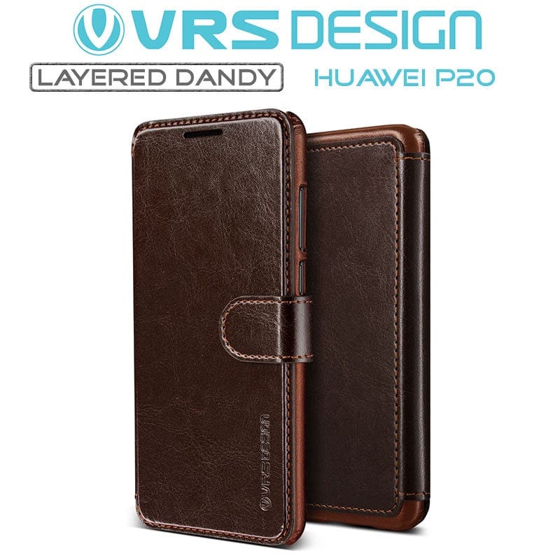 VRS Design Huawei P20 Case Layered Dandy Brown