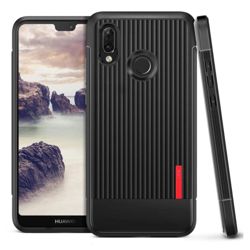 VRS Design Huawei P20 Lite / Nova 3e Single Fit Label Soft Case -Black