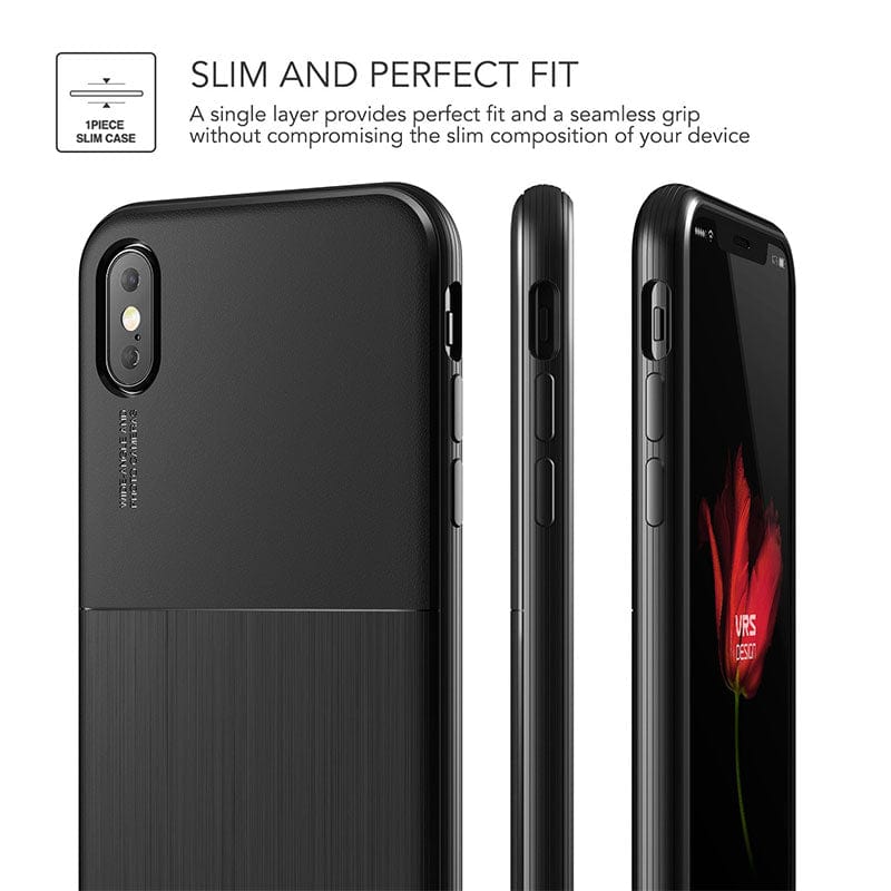 VRS Design iPhone X / XS Single Fit Case Black