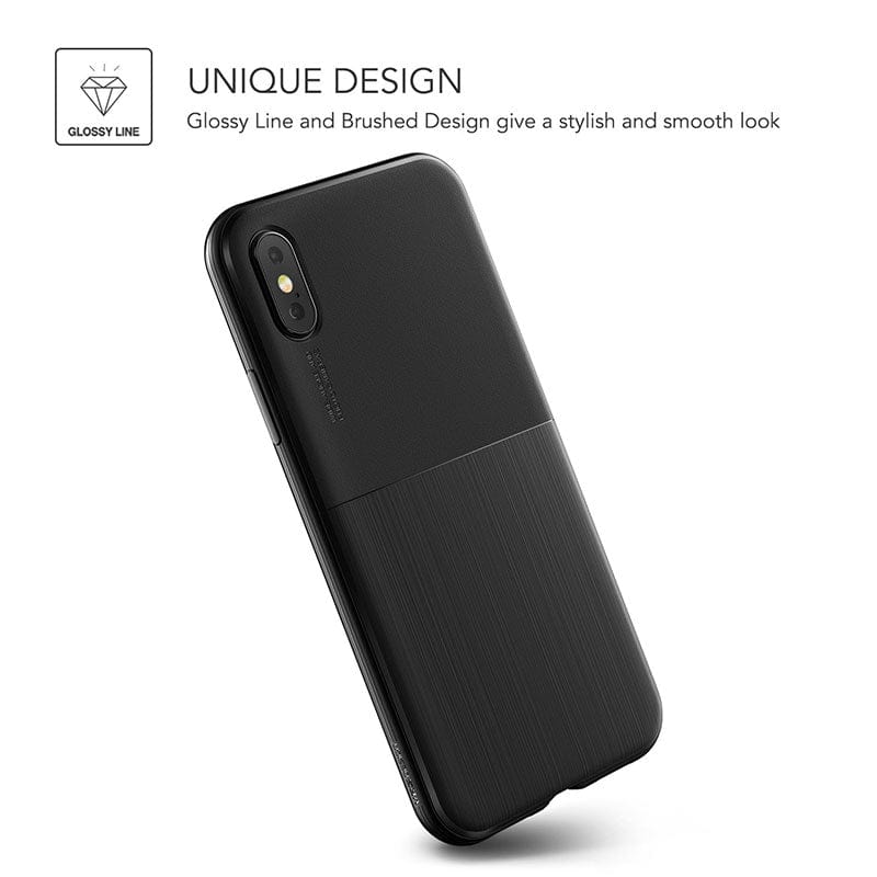 Glossy Line and Brushed designed for iPhone X Case