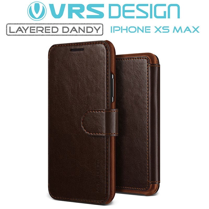 VRS Design iPhone XS MAX Case Layered Dandy Brown