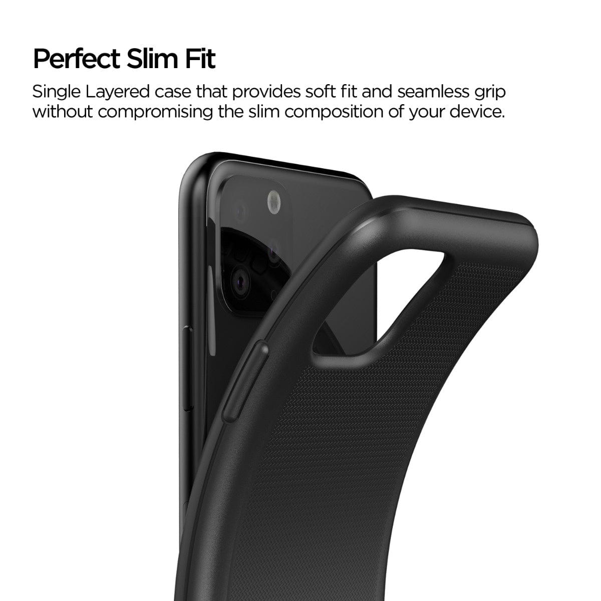 VRS Design Single Fit iPhone 11 Pro TPU Case - Black