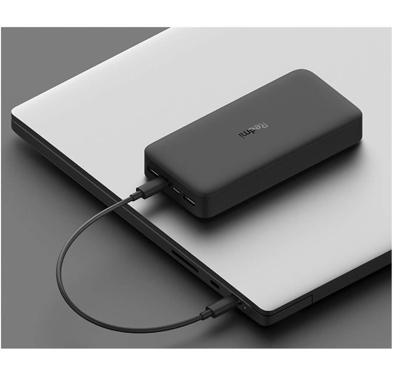 Xiaomi Redmi 20000mAh 18W Fast Charge Power Bank - Black